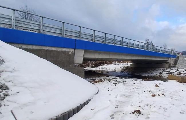 Budowa mostu w ciągu DW 981 na potoku Kamienna w m. Polany